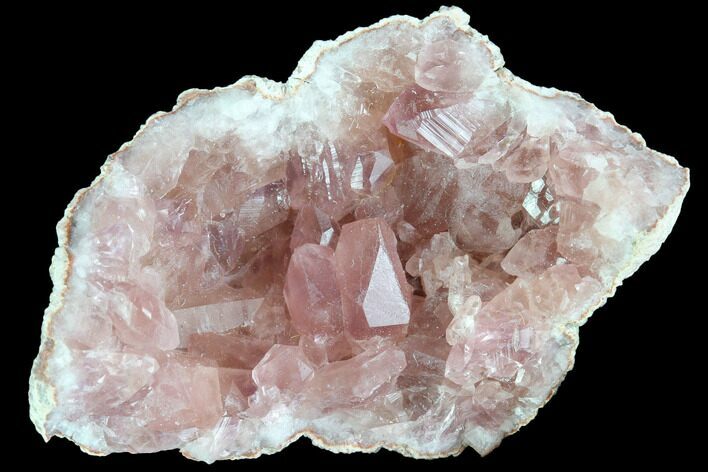 Pink Amethyst Geode (NEW FIND) - Argentina #84457
